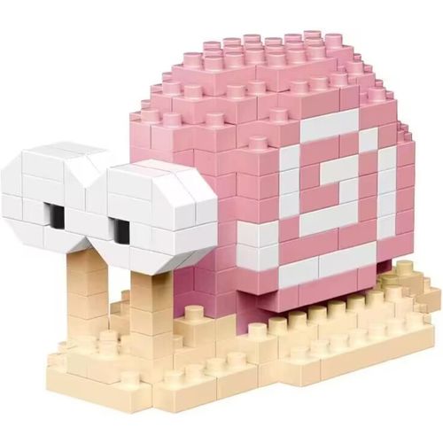 Lbgwp60-Enfant Adulte Ensemble De Bloc De Construction D'animaux Pour La Décoration De La Maison Et Du Bureau Kljm-10 (Escargot,220 Pièce)