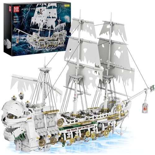 13193 Pirate Navire Blocs De Construction Blocs De Serrage Jouet Navire Grand Pirate Modèle Kit Cadeau De Noël Pour Les Enfants De 14 Ans (3769 Pièces)