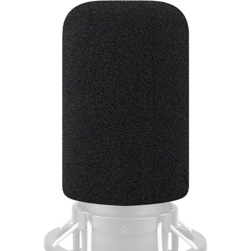 Protecteur Microphone Mousse Couvre Pop Filter pour HyperX QuadCast/QuadCast S/QuadCast 2S Microphones,Pare-Brise avec Mousse Haute Densité.[J342]