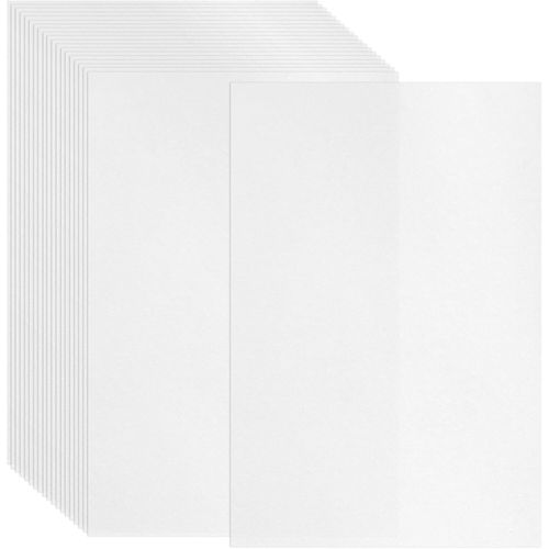 ASFASFq-20 Pièces Plastique Fou, Kit de Feuille rétractable, Magique Kit Pour Enfant, Format A4, Transparent, pour enfants, étudiants, loisirs créatifs, décoration artistique