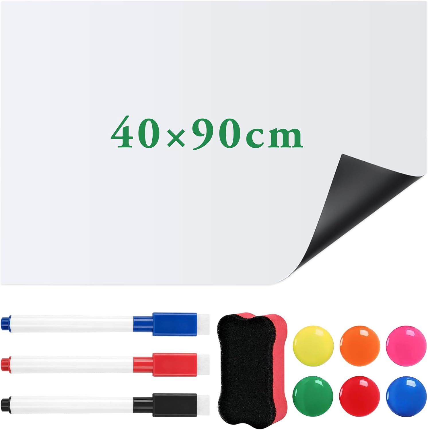 Tableau Magnétique 83x50cm Noir, En Métal, Tableau Magnétique, Tableau D'affichage, Tableau