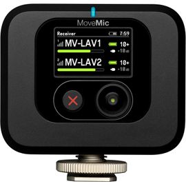 MONDODIGITALE-Récepteur Movemic-Récepteur De Caméra À Chaussure Froide Pour Microphones Movemic Lavalier, Compatible Avec La Plupart Des Appareils Photo Et Ordinateurs Reflex Numériques (Mv-R-Z6)
