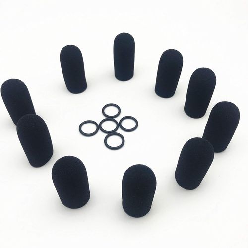 Lot de 10 bonnettes de rechange microphone pare-brise pour microphones David Clark M4/M7/M55