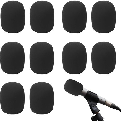 ASFASFq-12 Pièces Micro, Filtre Anti Pop, Micro Studio, Filtre Antidéflagrant, Couramment Microphones D'intérieur et D'extérieur, Convient les Représentations Sur Scène et le KTV Diamètre 4cm