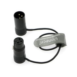 lbgwp60-Câble Audio Profil Bas 3 Broches Xlr Mâle Vers Femelle Pour Microphones, Caméras, Tables De Mixage, Enregistreurs 30 Cm