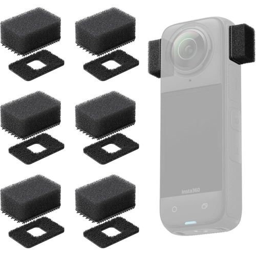 6 Pièces Filtre Anti-Vent Extérieur Protection,Manchons de Protection pour Micro Bonnettes Anti-Bruit pour Microphone Bonnette Micro Anti Vent Filtre Anti Pop Mousse Anti Bruit