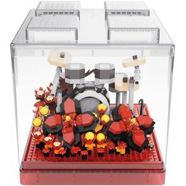 lbgwp60-Bloc De Construction De Fleurs Avec Couverture En Plastique Pour La Décoration De La Maison Et Du Bureau Kljmh-01 (Batterie Jazz, 800 Pièces)