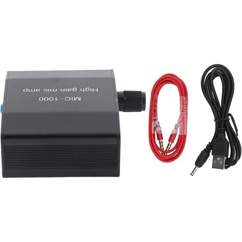 lbgwp60-Ampli Micro Portable 1000 Fois Amplification Dc 5V Alc Contrôle Automatique Du Niveau Bonne Sensibilité Amplificateur De Microphone Pour Stéréo , Amplificateurs Rf Et Micro Ondes