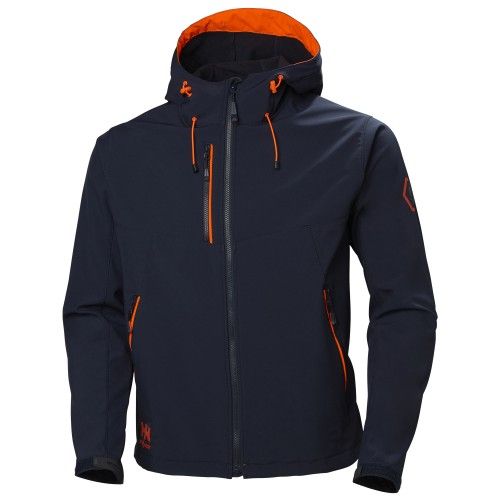 Veste Softshell Chelsea Evolution - bleu/orange - taille XL HELLY HANSEN