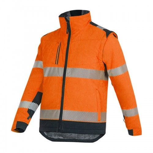 Veste softshell - haute visibilité - orange fluo - SHERPA - 3XL T2S