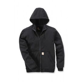 Carhartt Wind Fighter Zip Chandail À Capuchon, Noir, Taille Xl Pour Hommes