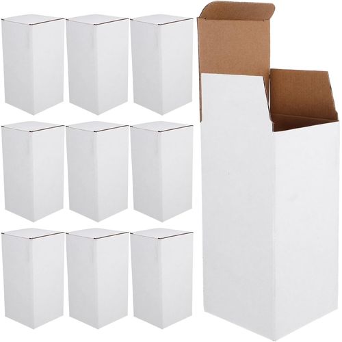 lbgwp60-10Pièces Boîte Carton Ondulé Pour Déménagement Et Transport De Bouteilles De Vin Boîte Pratique Pour Stockage Et Envoi