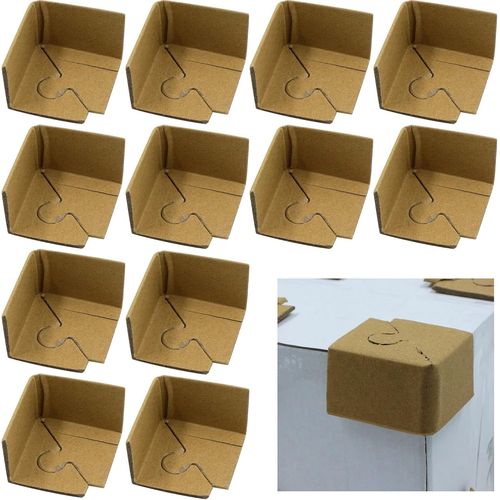 lbgwp60-Coin Protecteurs Transporter Protège D'Angle - Coins Protection En Carton Avec Boucle Pour Art Cadre Photo Cartons Emballage Cadres Pack Expédition Déménagement, 20 Pièces