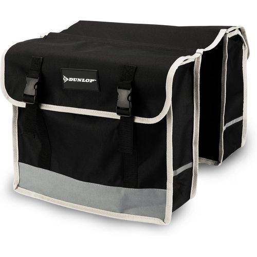 Asfasfq-Sacoche Velo - Porte Bagage Arrierea Avec Bande Fluorescente - Sacoches 2x13 L - Étanches - Sac Velo 36x30x12 Cm - Sacoche Velo Arriere - Noir
