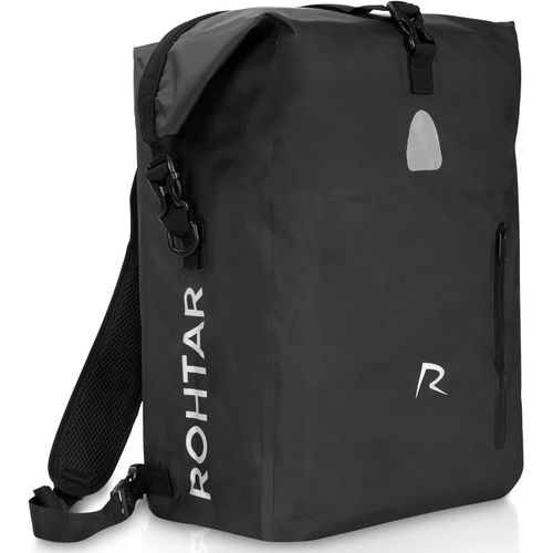 Kalanka-Porte-Bagages De Vélo Convertible En Sac À Dos, Durable, Hydrofuge Et Réfléchissant Pour Plus De Sécurité
