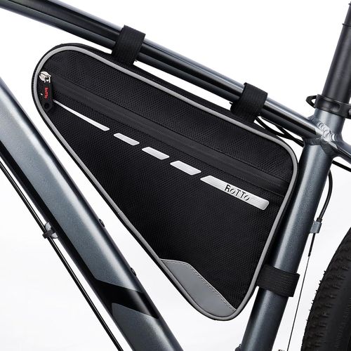 Sept-Sacoche De Cadre Étanche Sacoche De Vélo Sac Triangulaire Sous Le Tube Supérieur Sacoche Triangulaire 2l