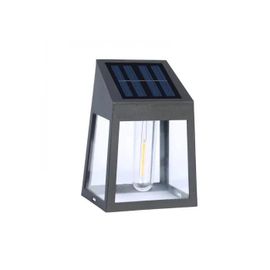 Applique Led Solaire - Velamp - Effet Filament - Gris - Contemporain