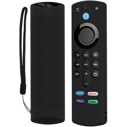 Silicone Boîtier De Télécommande Pour Fire Tv Stick 4K /Alexa Télécommande Vocale (3Rd Gen)/Alexa Voice Remote 3. Generation,Protege Antidérapante Coque Étui[TEL9120499]