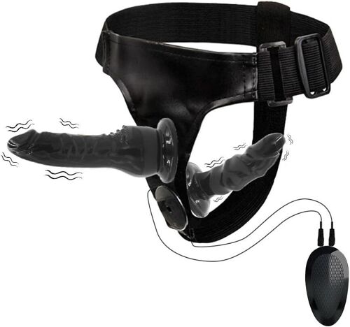 Kalanka-Strap On Godes Ceintures, Lesbien Gode Ceinture Double Couple Réaliste Vibrant Avec 2 Godes, Vibromasseurs Feminin Sex Toy¿S Femme Gode Femme Sex