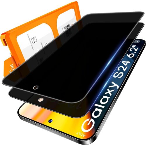 JGD-L¿K 2 Pièces Verre Trempé pour Samsung Galaxy S24 Ecran Anti Espion, Installation Automatique 0 Poussière & Bulles