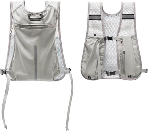 Acdsgd-Gilet Running, Réglable Sac Course A Pied, Sac Trail Running Avec Compartiment Pour Bouteille D'eau, Gilet D'hydratation Avec Bandes Réfléchissantes, Pour Course À Pied, À Randonnée, Aux Marath