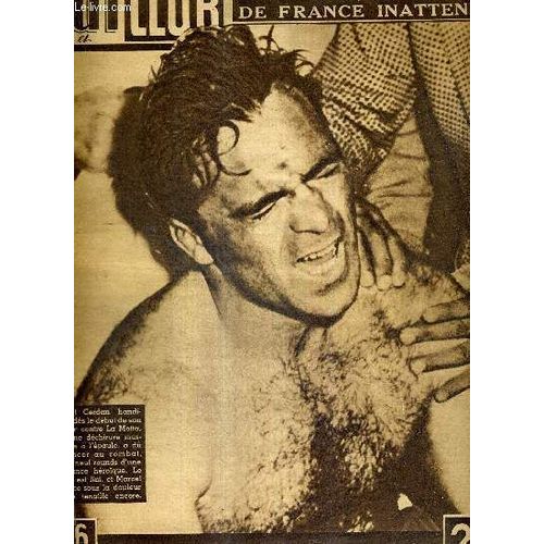 But Et Club, N° 184, 20 Juin 1949. Marcel Cerdan Grimace De Douleur