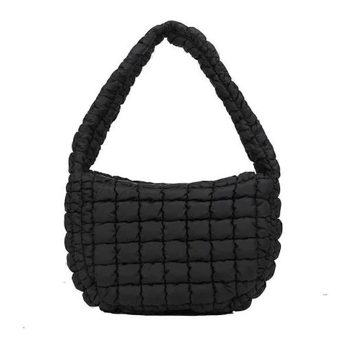 Sac à main matelassé pour femme, sac à bandoulière en nylon, sac fourre-tout souple, sac rembourré sous les bras, sac hobo, réf. : 5267