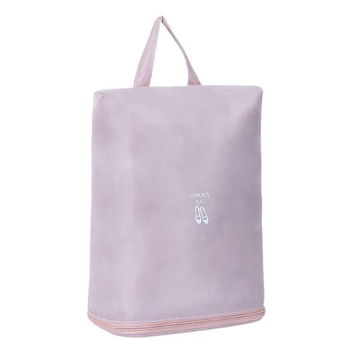 Sac de voyage imperméable Schuhbeutel Sac en tissu Oxford léger pour voyage, salle de sport, garde-robe, couleur pâte de haricot Réf: 2698