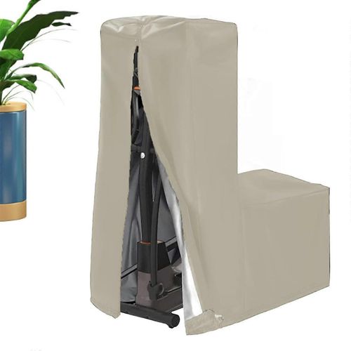 Housse De Protection Imperméable Pour Vélo Elliptique (420 X 181 X 74 X 165 Cm, Blanc Cassé)