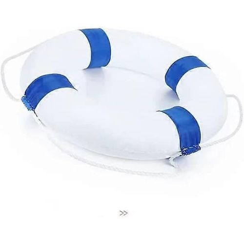 Bouée de sauvetage 52 cm/20,5 pouces de diamètre, anneau en mousse de natation pour enfants, ensemble de cordes de protection pour piscine