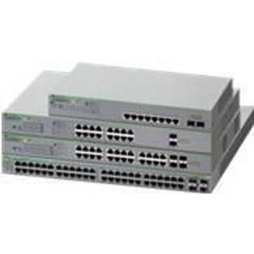Allied Telesis AT GS950/18PS V2 - Commutateur - intelligent - 16 x 10/100/1000 (PoE+) + 2 x 1000Base-X - de bureau, Montable sur rack, fixation murale - PoE+ (185 W)