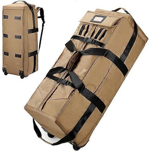 Sac à dos de sport à roulettes pour hommes, pliable, extensible, pour voyage, week-end, sport, vêtements