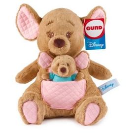 Peluche Maman Gourou et Petit Gourou GUND Oh So Snuggly, Winnie l'Ourson, 30,5 cm