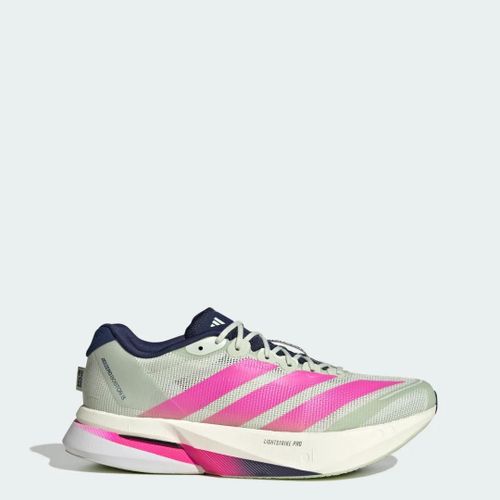 Chaussures Adizero Boston13 Adidas Linen Green Shock Pink Dark Blue