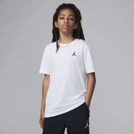 T-Shirt Brodé Jumpman Air Jordan Pour Ado - Blanc