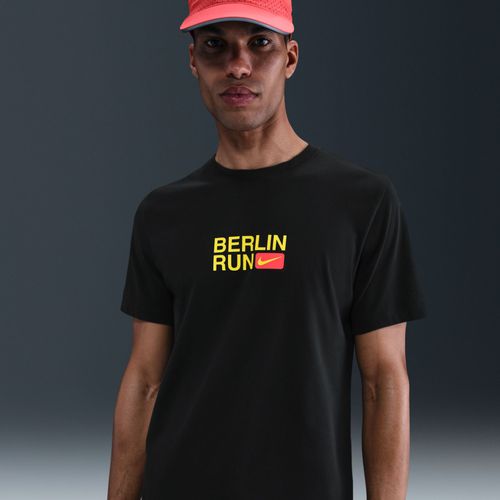 T-Shirt De Running À Manches Courtes Dri-Fit¿Nike Pour Homme - Noir