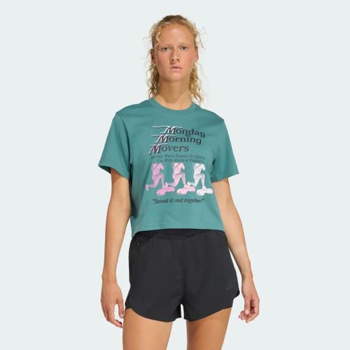 T-Shirt Graphique Les Mills Movers Adidas - Preloved Teal - L