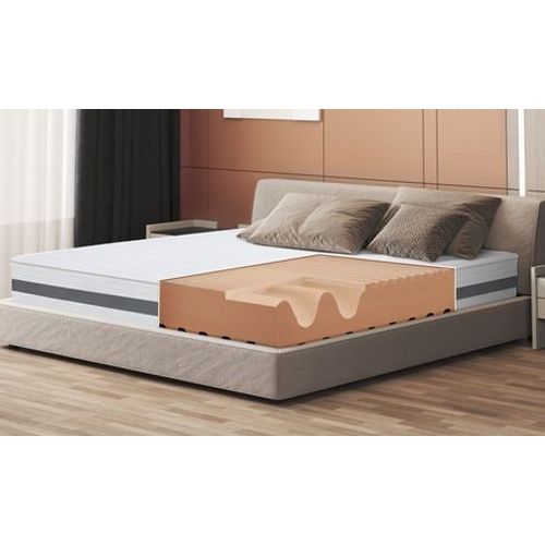 Matelas à mémoire de forme The White Stone : 180 x 190 cm