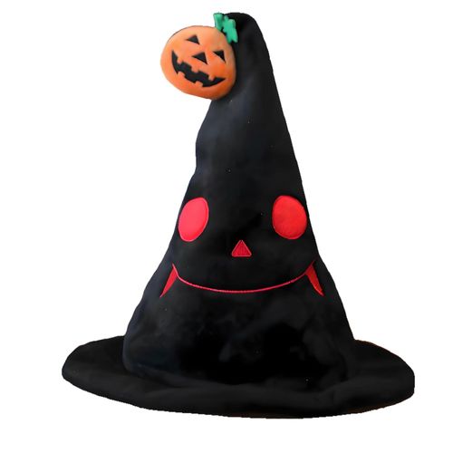 Chapeau D'halloween, Chapeau De Sorcière Citrouille Pour Halloween, Chapeau De Costume De Fête De Noël Pour Femmes