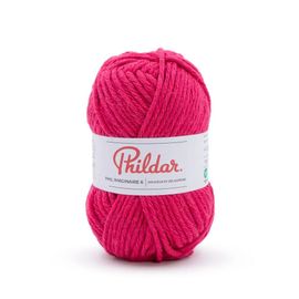Phil Imaginaire¿6 ¿ Phildar ¿ Laine Épaisse Cocooning. Color : Rose Pivoine