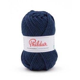 Phil Imaginaire¿6 ¿ Phildar ¿ Laine Épaisse Cocooning. Color : Marine