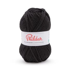 Phil Imaginaire¿6 ¿ Phildar ¿ Laine Épaisse Cocooning. Color : Noir