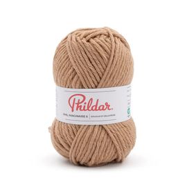 Phil Imaginaire¿6 ¿ Phildar ¿ Laine Épaisse Cocooning. Color : Camel