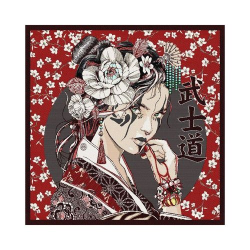 Tissu Carré Jacquard 48x48 Geisha