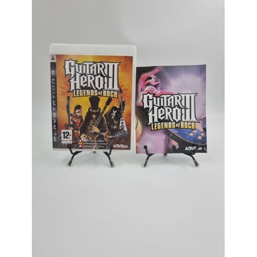 Jeu Playstation 3 Guitar Hero Iii (3) Legends Of Rock En Boite, Complet