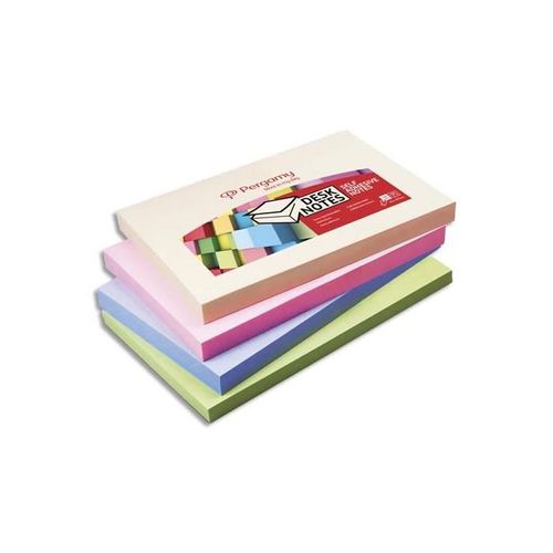 Pergamy Bloc De 100 Notes Repositionnables 76x127mm