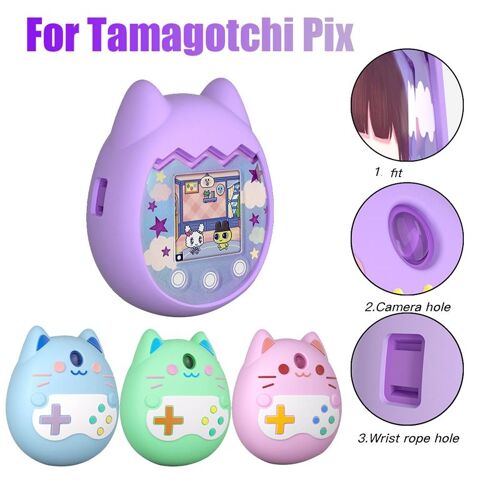 Coque en silicone étanche pour Tamagotchi Pix, housse de protection de dessin animé, machine électronique virtuelle pour animaux de compagnie