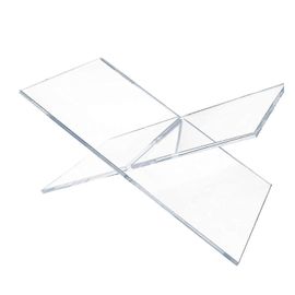 Transparent Et Robuste Support De Livre Ouvert En Forme De X Support De Livre Compatible Avec La Salle De Lecture,La Cuisine Ou L'étude