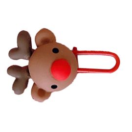 Marque-Page Trombone Design D'élan Pour Noël,Antirouille,Idéal Pour Le Bureau,Les Enfants Et Les Étudiants