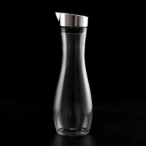 Bouteille De Jus Transparente En Acrylique Avec Couvercle 1,2 L - Pichet D'eau Ou Pichet De Jus